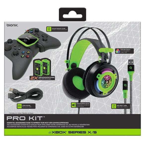 Bionik Other - Bionik Pro Kit Microsoft Xbox Series X/S Pro Kit Sealed Black Size Os New In Box